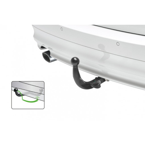 Carlig de remorcare retractabil, marca Brink, pentru Audi A7 (4KA) Hatchback, an fabricatie 01.10.2017 - prezent