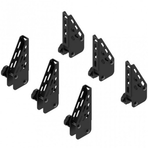 Set de 6 opritori laterale de 10 cm pentru grilajele CRUZ Evo Rack, 941-007