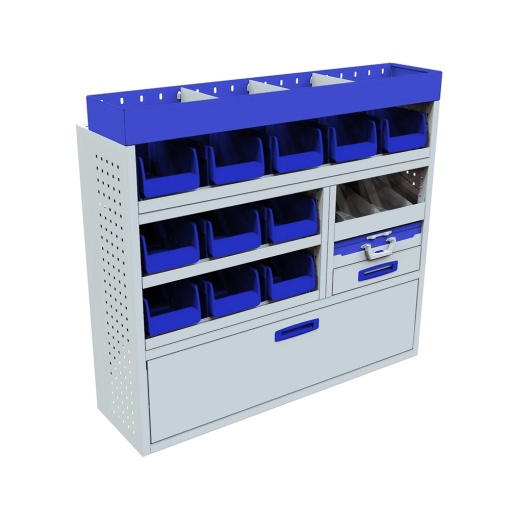 Sistem mobilier modular Provan VCPL-125-010-1 pentru PEUGEOT Bipper 2008-2017, ampatament L1 (2513 mm), inaltime H1 (1721 mm)