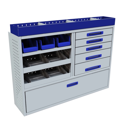 Sistem mobilier modular Provan VCPL-150-014-1 pentru VAUXHALL Combo 2018, ampatament L2 (2975 mm), inaltime H1 (1817 mm)