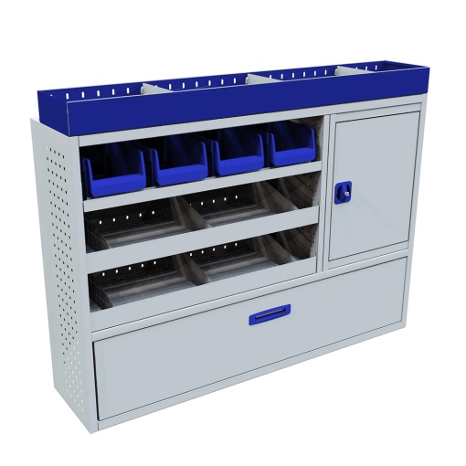 Sistem mobilier modular Provan VCPL-150-016-1 pentru VAUXHALL Combo 2018, ampatament L2 (2975 mm), inaltime H1 (1817 mm)