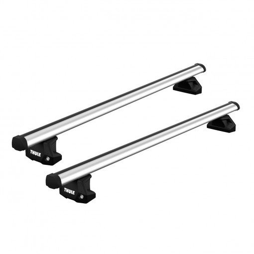Bare transversale Thule Evo Fixpoint Profesional pentru VOLKSWAGEN Caddy Life 5 usi MPV, model 2004 - 2015 ,Sistem cu prindere in puncte fixe
