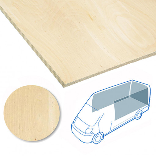 Capitonaj pereti KoskiStandard de 6.5 mm pentru Renault Trafic 3098 L1H2 model 2014 - prezent, cu tractiune fata si usi culisante pe partea dreapta, suprafata de 2.98 mp, 6buc/kit
