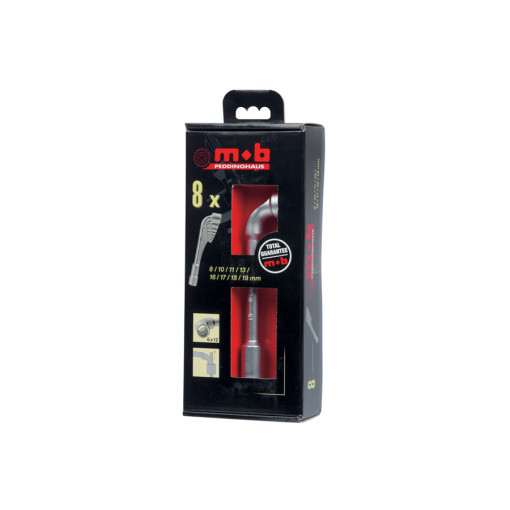 Set 8 chei pipa,cu dublu si simplu hexagon, SH+DH in DISPLAYBOX,