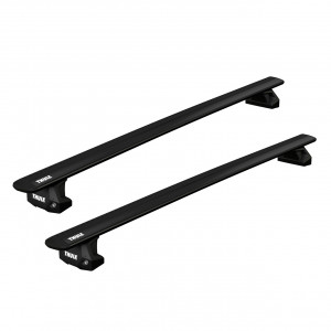Bare transversale Thule Evo Fixpoint Wingbar Evo Black pentru VOLKSWAGEN Caddy (Mk. V) 5 usi Van, model 2021 - prezent ,Sistem cu prindere in puncte fixe - Img 1