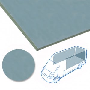 Capitonaj pereti Plastic de 4 mm pentru TOYOTA Proace 2925 L1H1 model 2016 - 2018, cu tractiune fata si usi culisante pe ambele parti, cu geamuri, suprafata de 3.59 mp