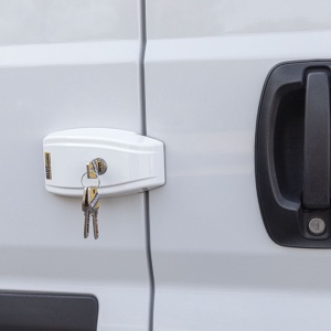 Set de 2 Incuietori antifurt HEOSafe VAN Security pentru autoutilitare - culoare Alba - Img 7