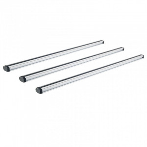 Sistem de 3 bare transversale aluminiu CRUZ 924-096 Alu Cargo AF pentru Vauxhall Zafira Life L3H1 (L/long - 5) (2019-->) cu puncte fixe - Img 2