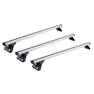 Sistem de 3 bare transversale aluminiu CRUZ 924-098 Alu Cargo AF pentru Peugeot Boxer L2H1 (I) (1994-->2006) cu puncte fixe
