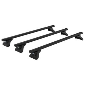 Sistem de 3 bare transversale otel CRUZ 923-064 Cargo Xpro 2022 SF3-130 pentru Ford Connect II Tourneo L2 (fixpoint) (2013-->) cu puncte fixe - Img 1