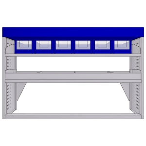 Sistem mobilier modular pe partea stanga Provan 57-1-106-00 pentru FIAT Doblo 2010, ampatament L1 (2755 mm), inaltime H1 (1845 mm) - Img 2