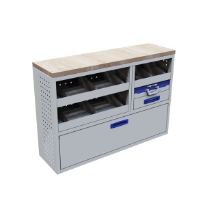 Sistem mobilier modular Provan VCPL-125-028-1 pentru VOLKSWAGEN Caddy 2020, ampatament L1 (2755 mm), inaltime H1 (1856 mm) - Img 1