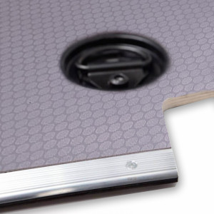 Podea Kore KoskiCrown gri argintiu de 12mm pentru VOLKSWAGEN T6.1 Kastenwagen Plus Snoeks cabina dubla (plastic threshold in back) L1 model 2019 -, cu tractiune fata, usi culisante pe partea dreapta - Img 3