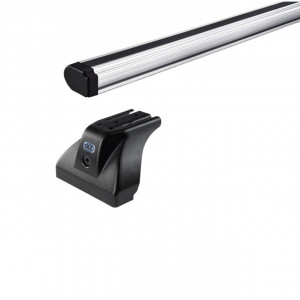 Sistem de 2 bare transversale aluminiu CRUZ 924-071 Alu Cargo AF118 pentru Renault Kangoo (III - rear doors) (2021-->) cu puncte fixe - Img 5
