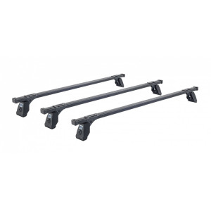 Sistem de 3 bare transversale otel CRUZ 922-437 Cargo Spro pentru Volkswagen Caddy Maxi (III) (2007-->2011) cu puncte fixe
