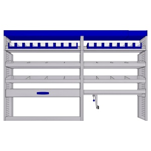 Sistem mobilier modular pe partea stanga Provan 57-1-139-00 pentru FIAT Ducato 2006, ampatament L3 (4035 mm), inaltime H2 (2760 mm) - Img 2