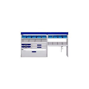 Sistem mobilier modular Provan MVOS-2002-1 pentru OPEL Vivaro 2016-2019, ampatament L2 (3498 mm), inaltime H1 (1971 mm) - Img 2