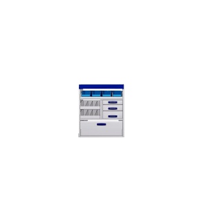 Sistem mobilier modular Provan VCPL-100-014-1 pentru PEUGEOT Bipper 2008-2017, ampatament L1 (2513 mm), inaltime H1 (1721 mm) - Img 2