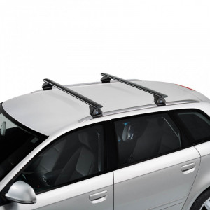 Sistem de 2 bare transversale aluminiu CRUZ 925-715 Airo FIX Dark 128 pentru Ford Connect II Tourneo/Transit L1 (integrated railing) (2013-->) cu bare longitudinale integrate - Img 2