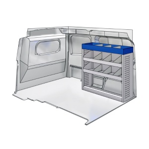 Sistem mobilier modular pe partea dreapta Provan 57-1-101-00 pentru TOYOTA Proace City 2019, ampatament L2 (2975 mm), inaltime H1 (1817 mm) - Img 2