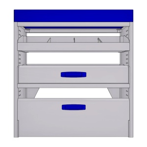 Sistem mobilier modular pe partea dreapta Provan 57-1-116-00 pentru FIAT Scudo 2022, ampatament L1 (2925 mm), inaltime H1 (1905 mm) - Img 2