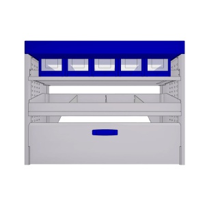 Sistem mobilier modular pe partea stanga Provan 57-1-102-00 pentru TOYOTA Proace City 2019, ampatament L1 (2785 mm), inaltime H1 (1796 mm) - Img 2