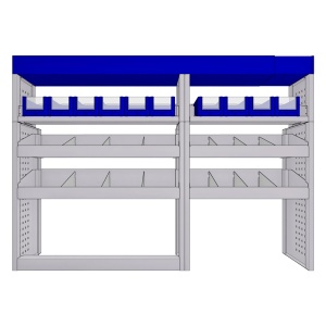 Sistem mobilier modular pe partea stanga Provan 57-1-115-00 pentru FIAT Scudo 2022, ampatament L1 (2925 mm), inaltime H1 (1905 mm) - Img 2