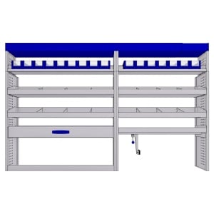 Sistem mobilier modular pe partea stanga Provan 57-1-139-00 pentru FIAT Ducato 2006, ampatament L3 (4035 mm), inaltime H1 (2522 mm) - Img 2