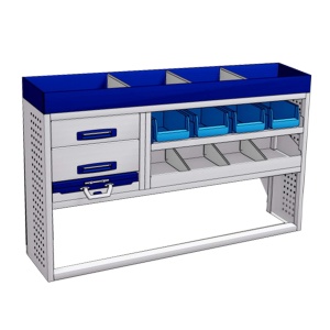 Sistem mobilier modular Provan SVOS-2002-1 pentru FIAT Scudo 2022, ampatament L1 (2925 mm), inaltime H1 (1905 mm) - Img 1