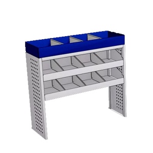 Sistem mobilier modular Provan VCPL-100-029-1 pentru FORD Courier 2014, ampatament L1 (2489 mm), inaltime H1 (1770 mm) - Img 1