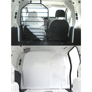 Separator compartiment marfa din ABS pentru FORD TRANSIT RWD/AWD 2014- , Ampatament: 3300(L2), dimensiuni compartiment incarcare: 3044x2025(H3), Cu usa glisanta pe ambele parti - Img 2
