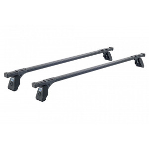 Sistem de 2 bare transversale otel CRUZ 922-402 Cargo Spro pentru Citroen Jumpy L2 (I) (1995-->2007) cu puncte fixe - Img 1