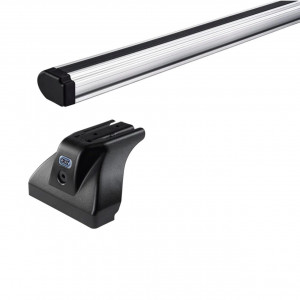 Sistem de 3 bare transversale aluminiu CRUZ 924-095 Alu Cargo AF3-128 pentru Peugeot e-Partner L1/Standard (III) (2021-->) cu puncte fixe - Img 3