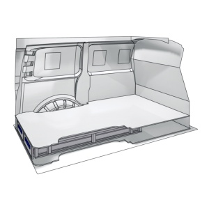Sistem de sertare sub podea XLD Line Provan 57-1-154-00 pentru MERCEDES Vito 2014, ampatament L1 (3200 mm), inaltime H1 (1910 mm)