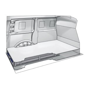 Sistem de sertare sub podea XLD Line Provan 57-1-154-00 pentru VAUXHALL Vivaro 2016-2019, ampatament L1 (3098 mm), inaltime H2 (2493 mm)