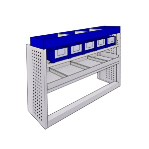 Sistem mobilier modular pe partea stanga Provan 57-1-100-00 pentru CITROEN Berlingo 2008-2018, ampatament L1 (2728 mm), inaltime H1 (1828 mm)