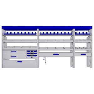 Sistem mobilier modular pe partea stanga Provan 57-1-146-00 pentru IVECO Daily 2014, ampatament L4 (4100 mm), inaltime H3 (2780 mm) - Img 3