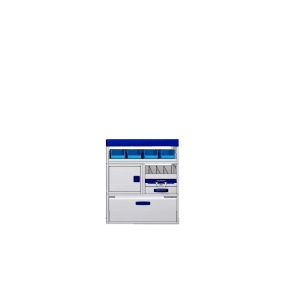 Sistem mobilier modular Provan VCPL-100-007-1 pentru PEUGEOT Bipper 2008-2017, ampatament L1 (2513 mm), inaltime H1 (1721 mm) - Img 2