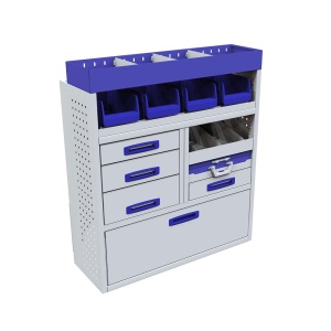 Sistem mobilier modular Provan VCPL-100-010-1 pentru PEUGEOT Bipper 2008-2017, ampatament L1 (2513 mm), inaltime H1 (1721 mm)