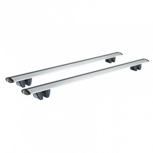 Set de 2 bare transversale aluminiu CRUZ 924-793 Airo R118 pentru Volkswagen Caddy (III.2 - railing) (2011-->2015) cu puncte fixe