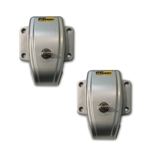 Set de 2 Incuietori antifurt HEOSafe VAN Security pentru autoutilitare - culoare Gri Argintiu