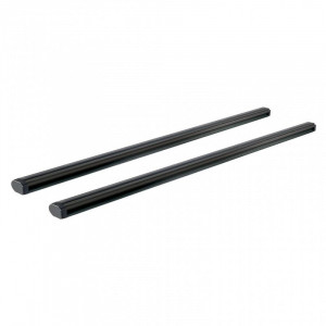 Sistem de 2 bare transversale aluminiu CRUZ 925-092 Alu Cargo Dark AF148 pentru Toyota Hiace LWB high roof (JP/H200) (2004-->2019) cu jgheaburi de ploaie - Img 2