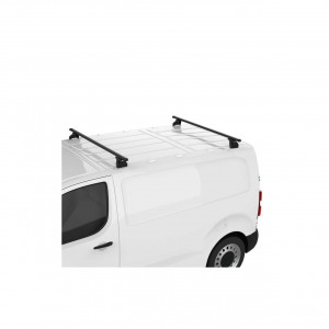 Sistem de 2 bare transversale otel CRUZ 923-056 Cargo Xpro SF145 pentru Citroen Jumpy L2H2 (II - to drill roof is required) (2007-->2016) cu puncte fixe - Img 4
