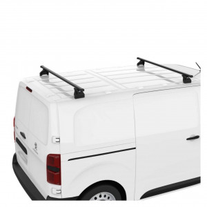 Sistem de 2 bare transversale otel CRUZ 923-058 Cargo Xpro SF160 pentru Peugeot Boxer L4H3 (III) (2006-->2014) cu puncte fixe - Img 5