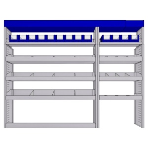 Sistem mobilier modular pe partea stanga Provan 57-1-133-00 pentru FORD Transit 2014-2018, ampatament L2 (3300 mm), inaltime H2 (2490 mm) - Img 2