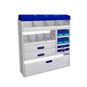 Sistem mobilier modular Provan LVNS-1002-1 pentru VOLKSWAGEN Crafter 2017, ampatament L2 (3110 mm), inaltime H2 (2415 mm)