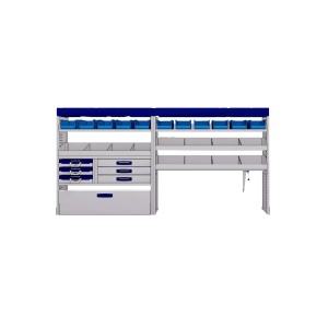 Sistem mobilier modular Provan LVOS-2002-1 pentru IVECO Daily 2014, ampatament L4 (4100 mm), inaltime H2 (2580 mm) - Img 2