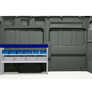Sistem mobilier modular Provan SVOS-2001-1 pentru VOLKSWAGEN Caddy Maxi 2020, ampatament L2 (2970 mm), inaltime H1 (1860 mm) - Img 3