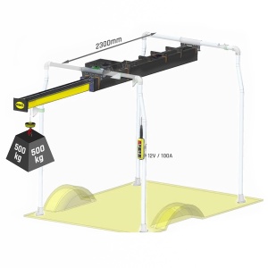 12V EasyLoad 500-2S (500kg / L:2300mm)