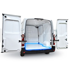Podea din ABS pentru FORD TRANSIT RWD/AWD 2014- , Ampatament: 3300(L2), dimensiuni compartiment incarcare: 3044x2025(H3), Cu usa glisanta pe partea stanga (volan pe partea dreapta)